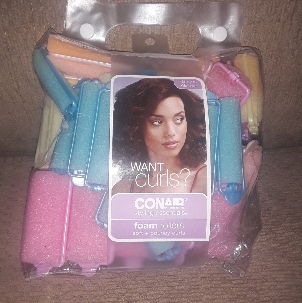 Conair Foam Rollers 48 Pieces New